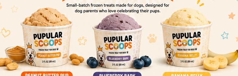 Peanut Butter Pup Pupular Scoops cup